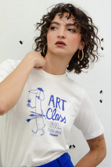 T-Shirt Art Class White