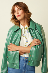 Jacke Isa Shine Neptune Green