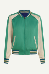 Umkehrbare Jacke Bomber Lazou Fir Green