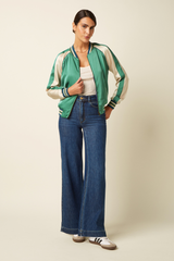 Umkehrbare Jacke Bomber Lazou Fir Green