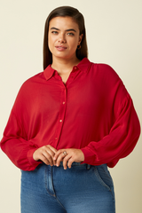 Bluse Fee Capo Chili Red