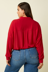Bluse Fee Capo Chili Red