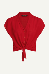 Bluse Keeva Tortoise Chili Red