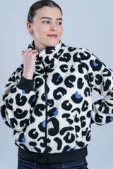 Jacke Cuddle Cat Bomber White