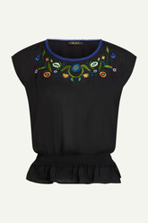 Top Selly Smock The Lane Black