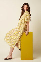Kleid Ivana Laguna Woven Spring Yellow