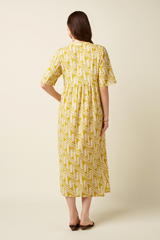 Kleid Ivana Laguna Woven Spring Yellow
