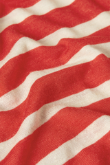 Shirt Aria Knot Marsy Linen Stripe Sun Orange