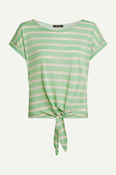 gestreiftes und hellgrünes und mintgrünes leichtes T-Shirt für den Sommer von King Louie im Youmee.market Bern