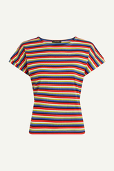 Gestreiftes buntes T-Shirt von King Louie für den Sommer im Youmee.market Bern