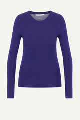 Longsleeve Rundhals GOTS Violet