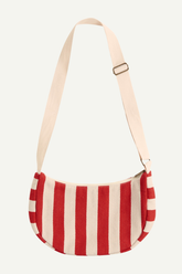 Grosse Bauchtasche für den Sommer mit rot-weissen Streifen von King Louie im Youmee.market Bern