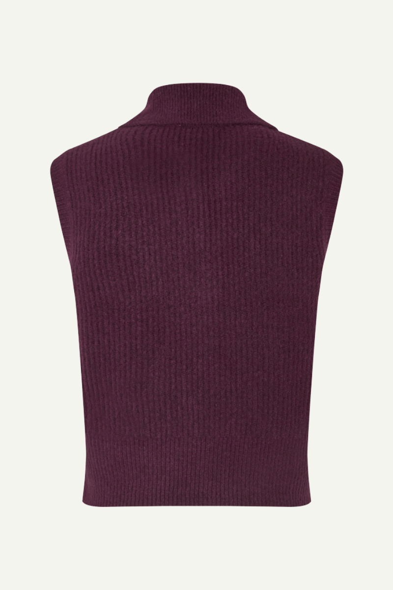 Gilet gestrickt in bordeauxrot von mbyM im youmee.market in Bern