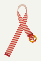 Geflochtener Gurt in Rot und Creme von King Louie für den Sommer im Youmee.market Bern