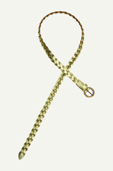 Geflochtener, glänzender Gurt in Grün von King Louie im Youmee.market Bern