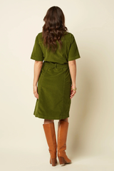 Kleid Kate Baby Cord Posey Green