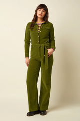 Jumpsuit Mia Baby Cord Posey Green