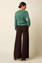Hose Peppa Petit Woven Crepe Dark Brown