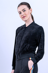 Jacke Fringe Fling College Black