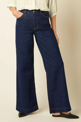 Jeans Paige Petite Onyx Denim Deep Blue