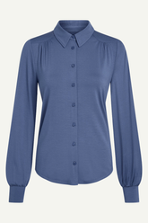 Bluse Carina Viscose Light Shadow Blue