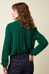 Bluse Maisie Noble Botanical Green