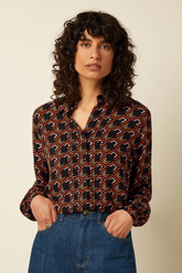 Bluse Alicia Calou Spicy Brown
