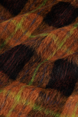 Mantel Amelie Aloha Check Spicy Brown