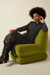 Kleid Olive Ruffle Tilly Black