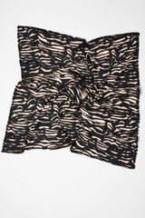 Schal Tuch Print Animal Stripes Rose
