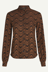 Bluse Maisie Jackie Jacquard Black