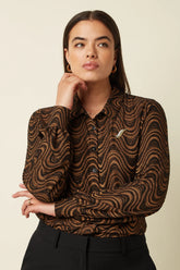 Bluse Maisie Jackie Jacquard Black