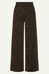Hose Federica Star Jacquard Black