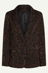 Blazer Daisy Star Jacquard Black