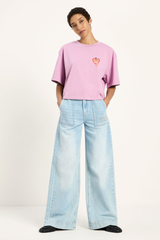 Oversized Statementshirt Berry