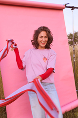 Oversized Statementshirt Berry