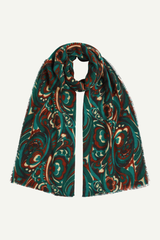 Schal Maude Botanical Green