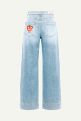 Jeans Wide Tode Light Blue Denim