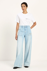 Jeans Wide Tode Light Blue Denim