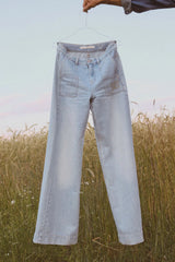 Jeans Wide Tode Light Blue Denim
