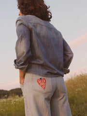 Jeans Wide Tode Light Blue Denim