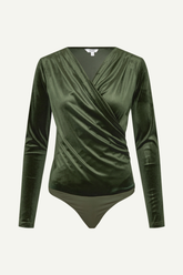 Samtbody langärmelig in grün von mbyM im youmee.market in Bern