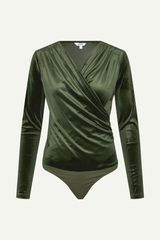 Samtbody langärmelig in grün von mbyM im youmee.market in Bern