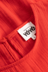 Bluse Float Time Fiery Red