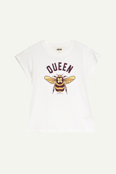 T-Shirt Queen Bee Ecru