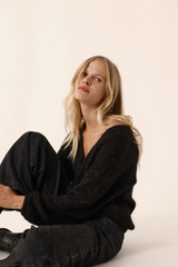 Strickjacke Celestin Boutonne Noir