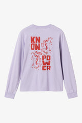 Longsleeve Know Your Power Lavender