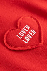 Pullover Lover Lover Sweatshirt Red