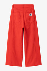 Jeans Wide Division Denim Red
