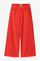 Jeans Wide Division Denim Red